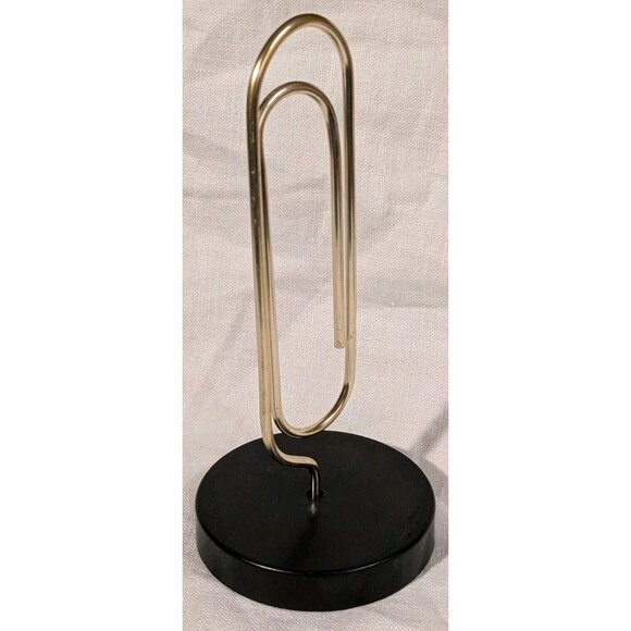 Paper Clip Giant Holder Note Recipe Hong Kong Memo Metal Office Desk Jumbo 8" - Picture 10 of 13